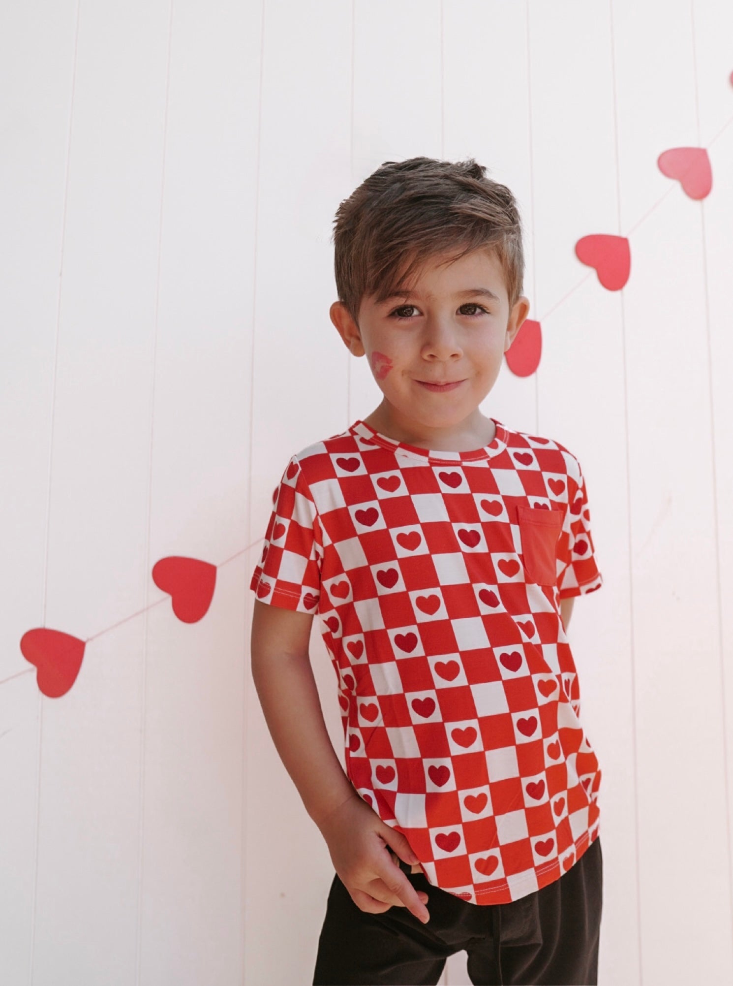DREAM BIG LITTLE CO LOVE CHECKZZZ EXCLUSIVE DREAM POCKET TEEEveretts Place