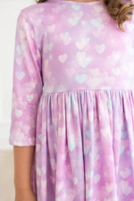 Mila & Rose ® Love Story 3/4 Sleeve Pocket Twirl Dress - 