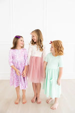 Mila & Rose ® Love Story 3/4 Sleeve Pocket Twirl Dress - 