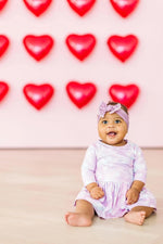 Mila & Rose ® Love Story Twirl Baby Bodysuit With Snap Closure For Easy Diaper Changes - 