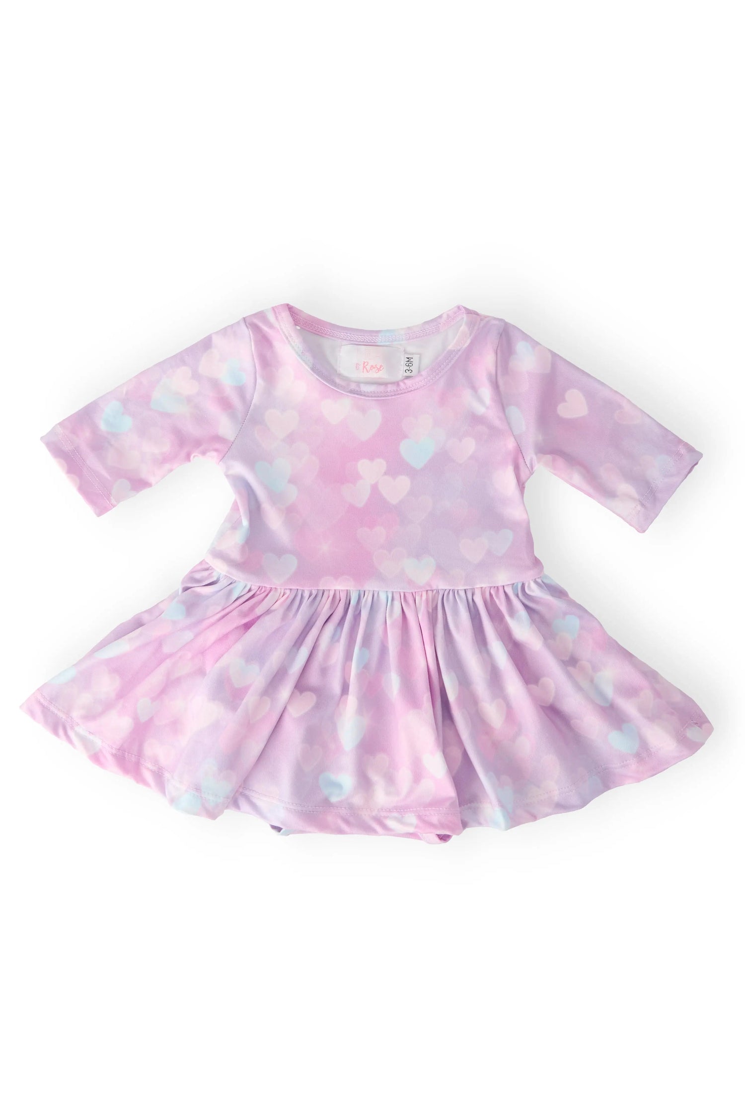 Mila & Rose ® Love Story Twirl Baby Bodysuit With Snap Closure For Easy Diaper Changes - 