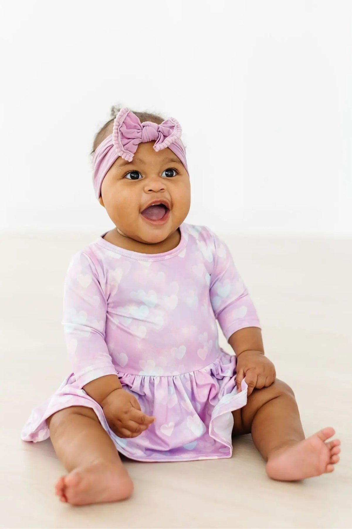 Mila & Rose ® Love Story Twirl Baby Bodysuit With Snap Closure For Easy Diaper Changes - 