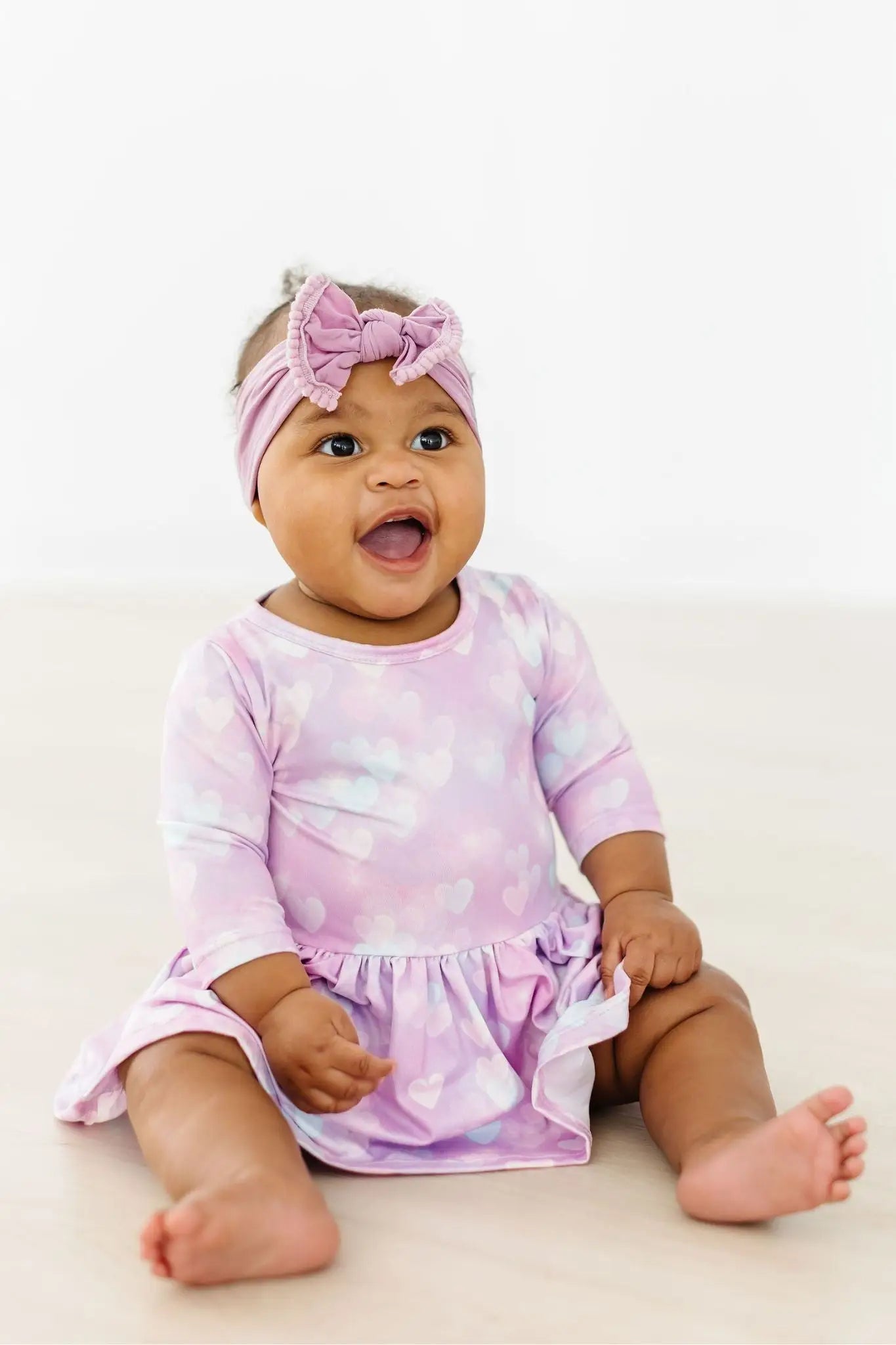 Mila & Rose ® Love Story Twirl Baby Bodysuit With Snap Closure For Easy Diaper Changes - 
