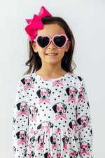 Mila & Rose ® Love You Spots L/S Pocket Twirl Dress - 