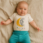 Moon and Back Gift Set for Baby by Finn Emma Buttery Soft Organic Cotton Bodysuit and Cuffed Pants Finn + Emma 