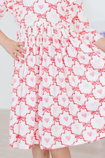 Mila & Rose ® Lovebug 3/4 Sleeve Ruffle Twirl Dress - 