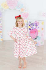 Mila & Rose ® Lovebug 3/4 Sleeve Ruffle Twirl Dress - 
