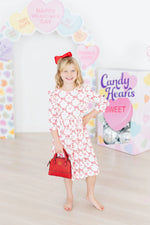Mila & Rose ® Lovebug 3/4 Sleeve Ruffle Twirl Dress - 