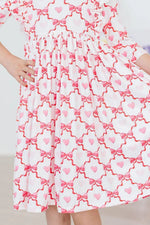 Mila & Rose ® Lovebug 3/4 Sleeve Ruffle Twirl Dress - 