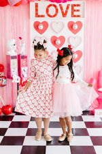 Mila & Rose ® Lovebug 3/4 Sleeve Ruffle Twirl Dress - 