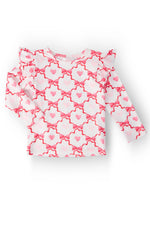 Lovebug L/S Ruffle Tee - Textile, Pink, Baby & Toddler Clothing, Pattern, Sweater | Everetts Place