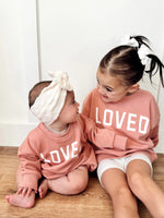 Little Joy Co. Loved Sweatshirt Romper - more colors - 