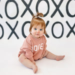 Little Joy Co. Loved Sweatshirt Romper - more colors - 