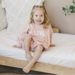 Little Joy Co. Loved Sweatshirt Romper - more colors - 