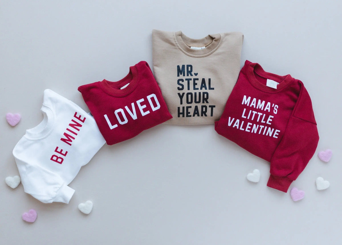 Little Joy Co. Loved Sweatshirt Romper - more colors - 