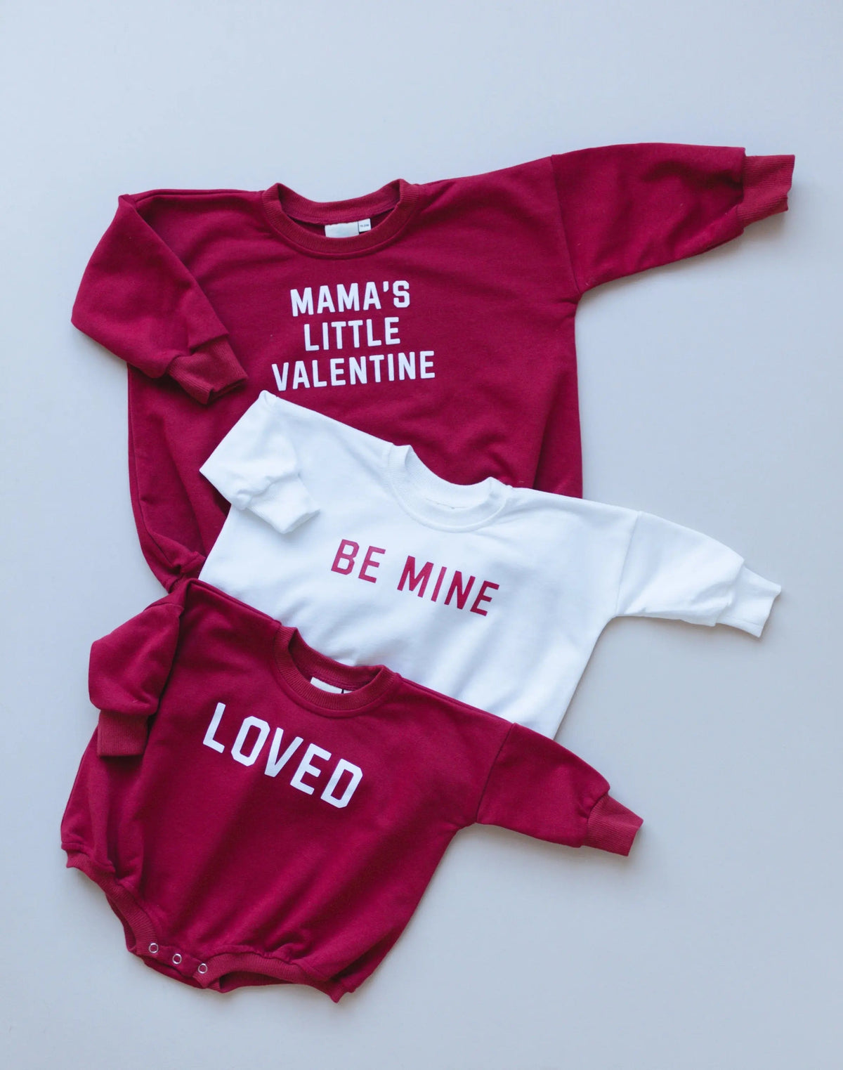 Little Joy Co. Loved Sweatshirt Romper - more colors - 