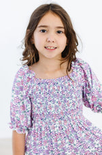 Mila & Rose ® Lovely Lavender Smocked Ruffle Dress - 