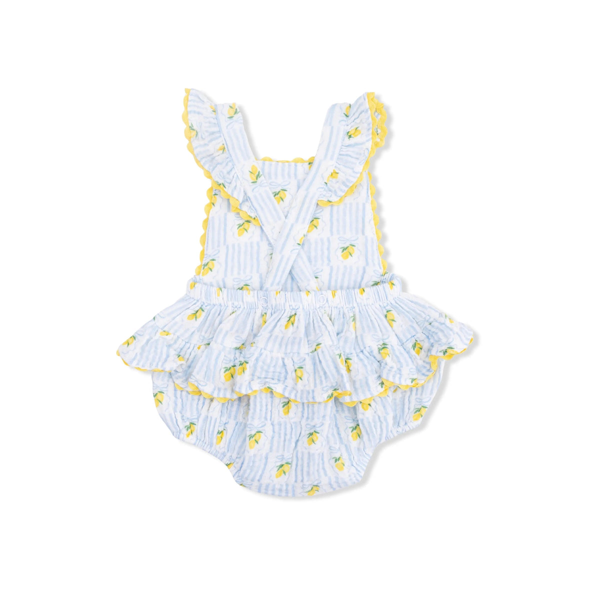 Angel Dear Lovely Lemons - Ric Rac Ruffle Sunsuit & Sun Hat - 