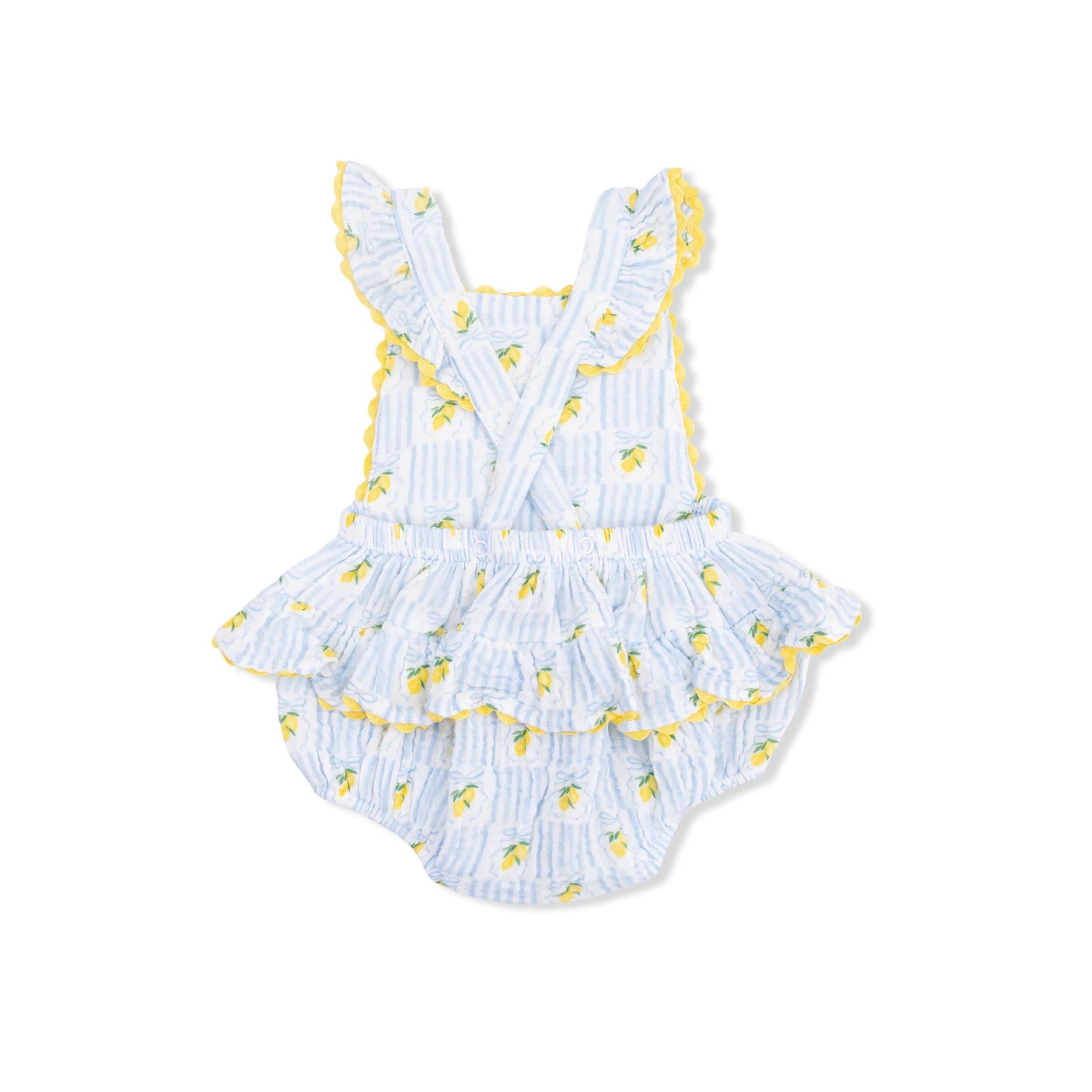 Angel Dear Lovely Lemons - Ric Rac Ruffle Sunsuit & Sun Hat - 