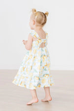 Mila & Rose ® Lovely Lemons Ruffle Maxi Dress - 