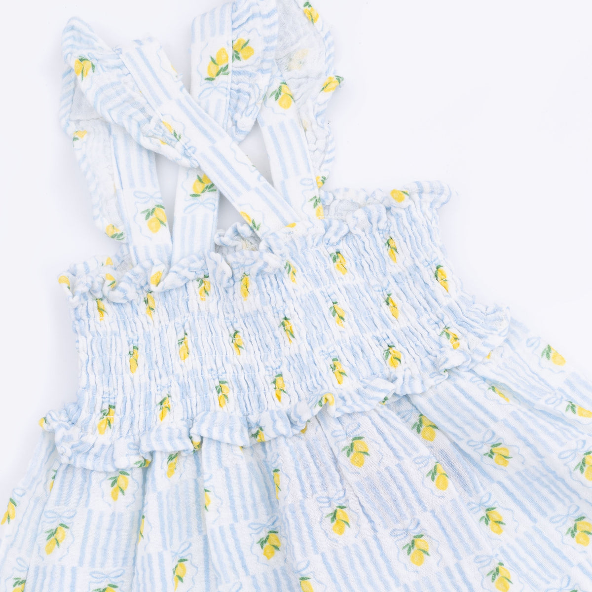 Angel Dear Lovely Lemons - Smocked Ruffle Sundress with BloomerEveretts Place