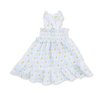 Angel Dear Lovely Lemons - Smocked Ruffle Sundress with Bloomer - 
