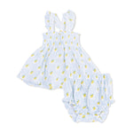 Angel Dear Lovely Lemons - Smocked Top with Bloomer - 