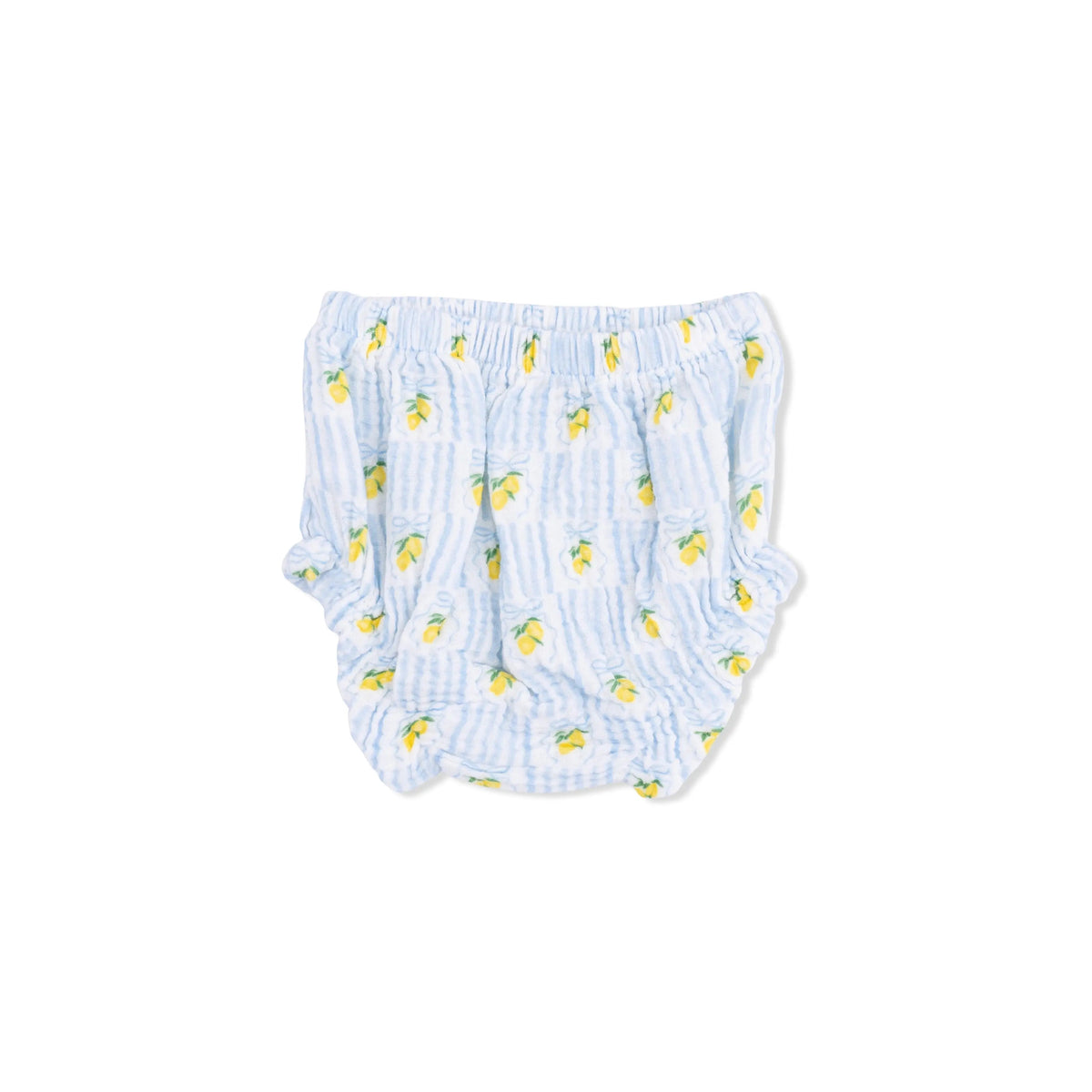Angel Dear Lovely Lemons - Smocked Top with Bloomer & Sun Hat Set - 