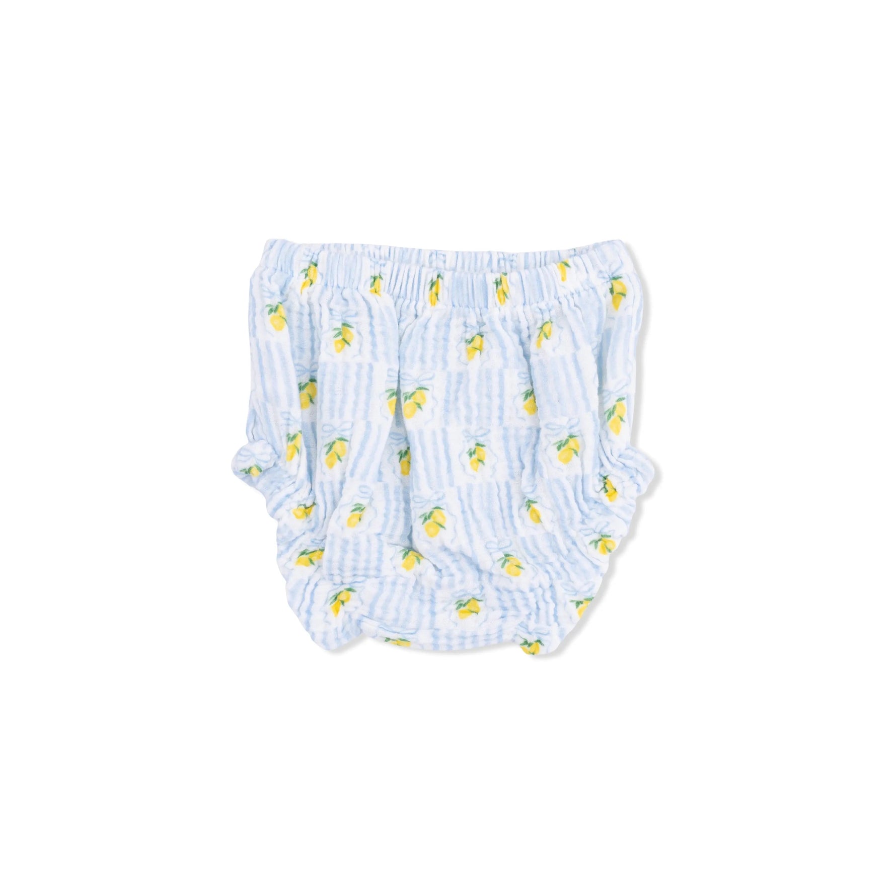 Angel Dear Lovely Lemons - Smocked Top with Bloomer & Sun Hat Set - 