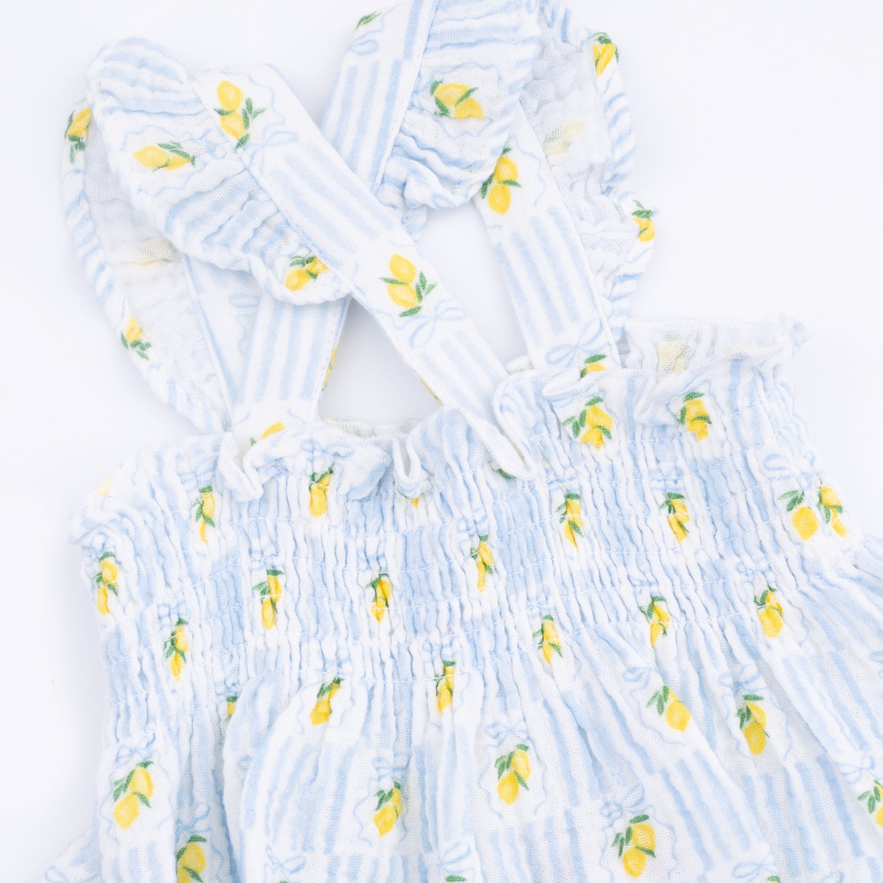 Angel Dear Lovely Lemons - Smocked Top with Bloomer & Sun Hat SetEveretts Place