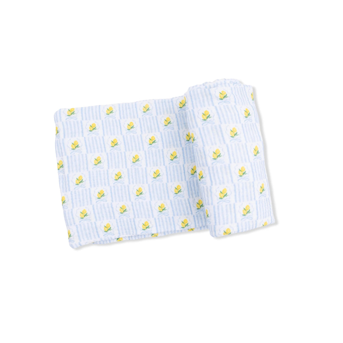 Lovely Lemons - Swaddle Blanket - White, Baby & Toddler Clothing, Linens, Napkin, Scarf | Everetts Place