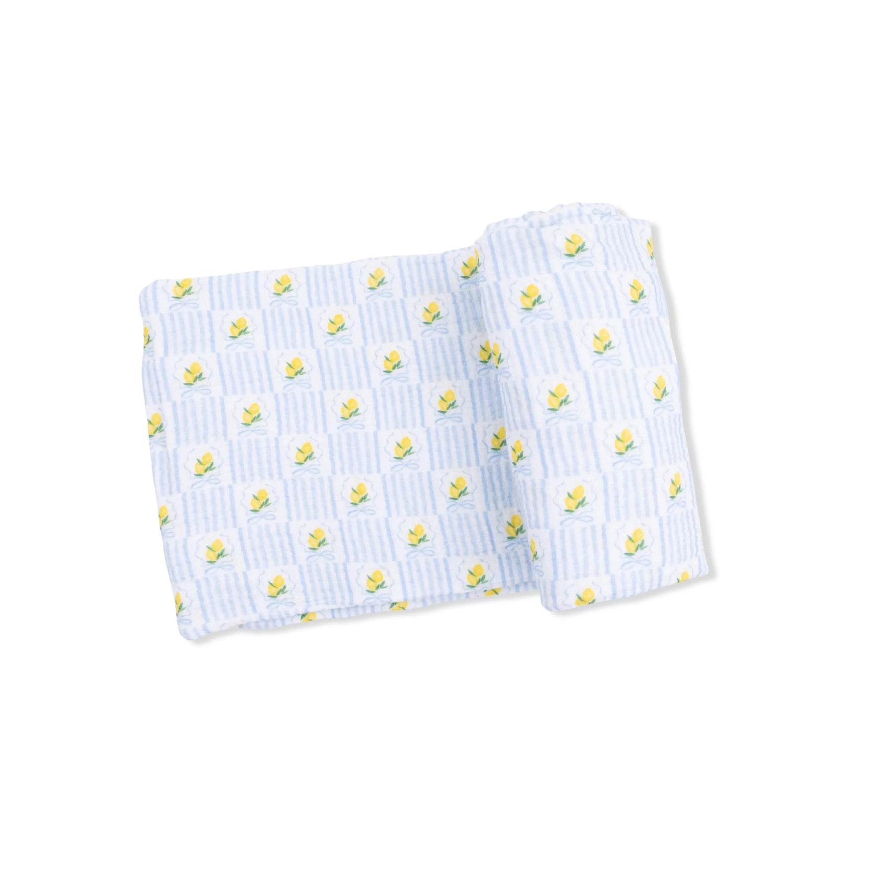 Lovely Lemons - Swaddle Blanket - White, Baby & Toddler Clothing, Linens, Napkin, Scarf | Everetts Place