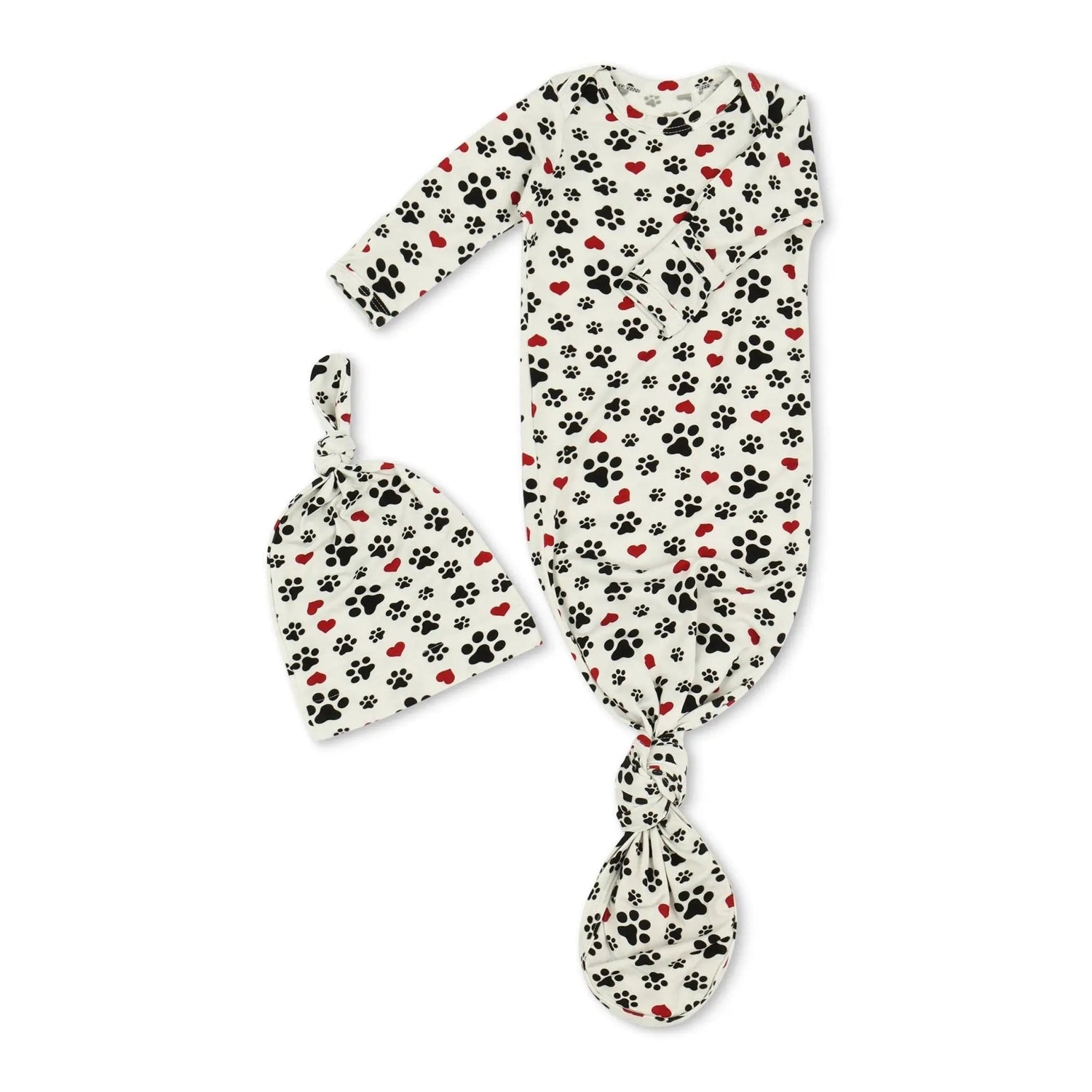 LovePup Gown & Hat - Baby & Toddler Clothing, Sleeve, Textile, Polka dot, Baby Products | Everetts Place
