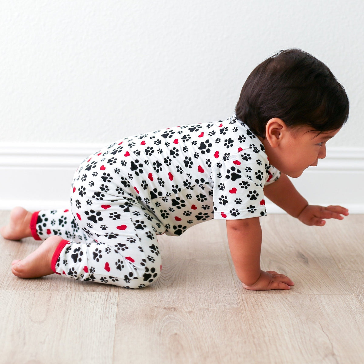 LovePup Bamboo Short Sleeve Romper by Bestaroo