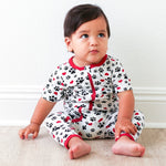 LovePup Bamboo Short Sleeve Romper by Bestaroo
