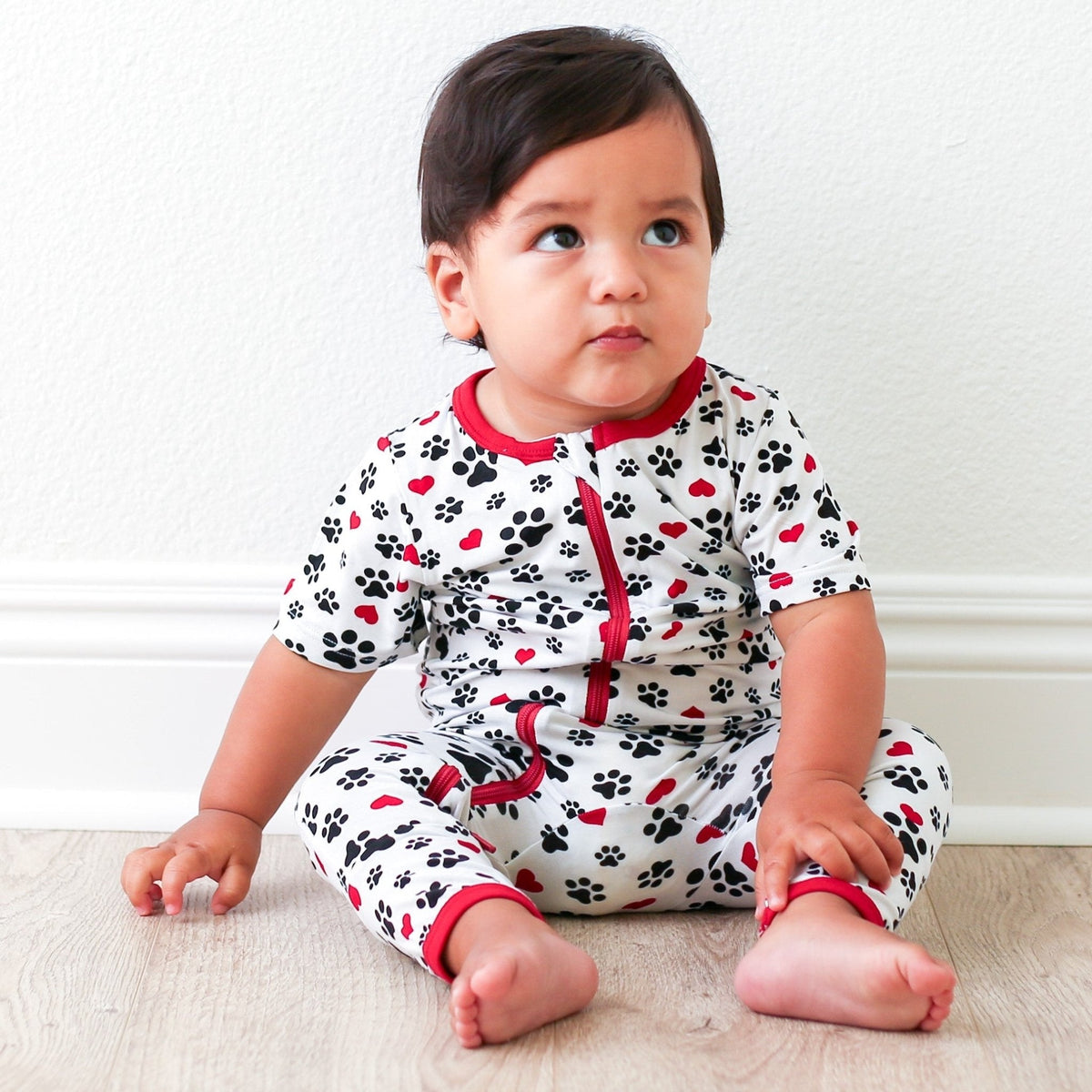 LovePup Bamboo Short Sleeve Romper