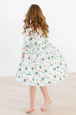 Mila & Rose ® Luck of the Irish 3/4 Sleeve Pocket Twirl Dress - 