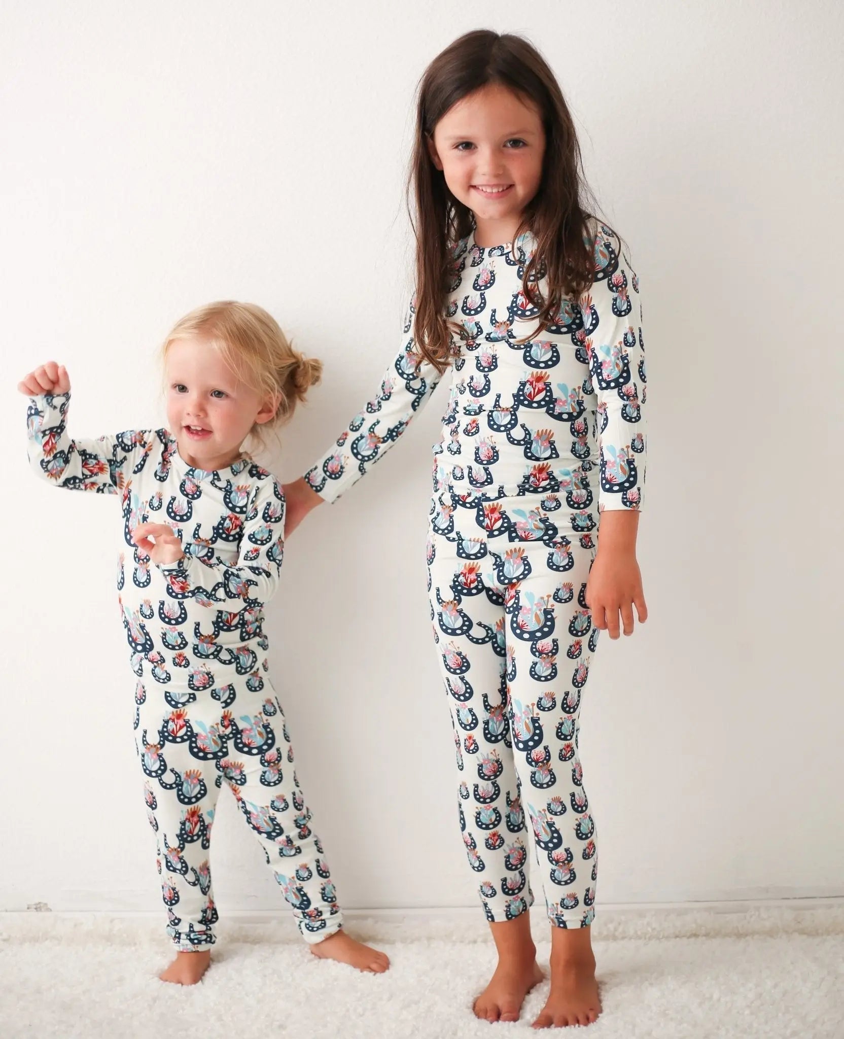 Bestaroo Lucky Blossoms Bamboo Pajama for Baby and Toddler Cozy Sleepwear - 