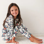 Bestaroo Lucky Blossoms Bamboo Pajama for Baby and Toddler Cozy Sleepwear - 