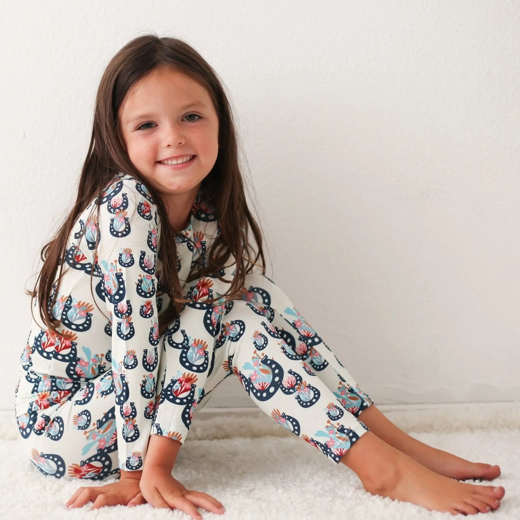 Bestaroo Lucky Blossoms Bamboo Pajama for Baby and Toddler Cozy Sleepwear - 