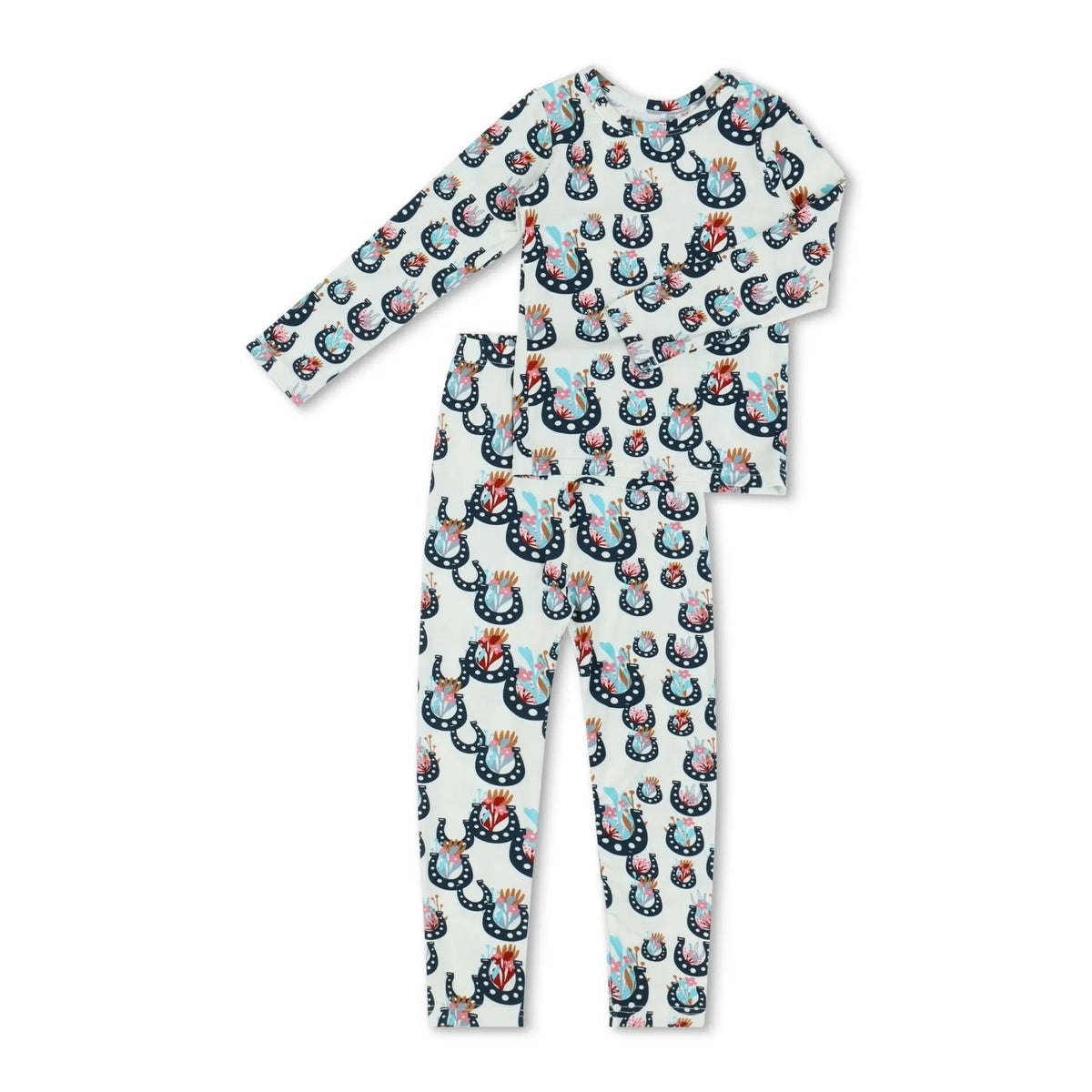 Bestaroo Lucky Blossoms Bamboo Pajama for Baby and Toddler Cozy Sleepwear - 
