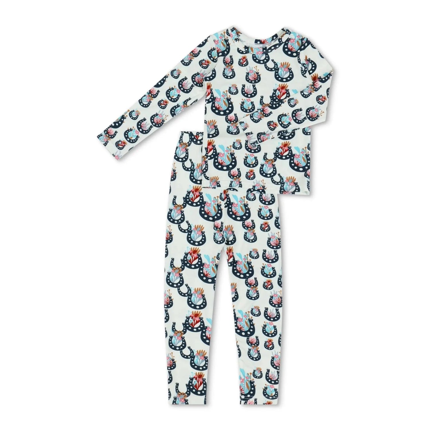Bestaroo Lucky Blossoms Bamboo Pajama for Baby and Toddler Cozy Sleepwear - 