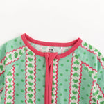 Dreamlet Lucky Clovers Convertible Zip Footies Baby Sleepwear Bamboo - Everetts Place Boutique - 