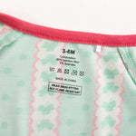 Dreamlet Lucky Clovers Convertible Zip Footies Baby Sleepwear Bamboo - Everetts Place Boutique - 