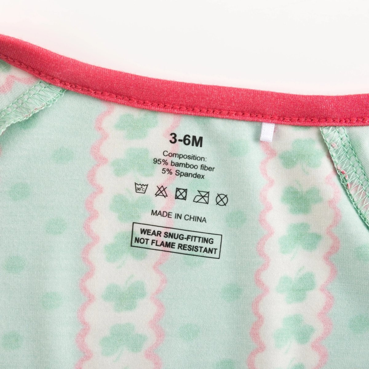 Dreamlet Lucky Clovers Convertible Zip Footies Baby Sleepwear Bamboo - Everetts Place Boutique - 