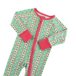 Dreamlet Lucky Clovers Convertible Zip Footies Baby Sleepwear Bamboo - Everetts Place Boutique - 