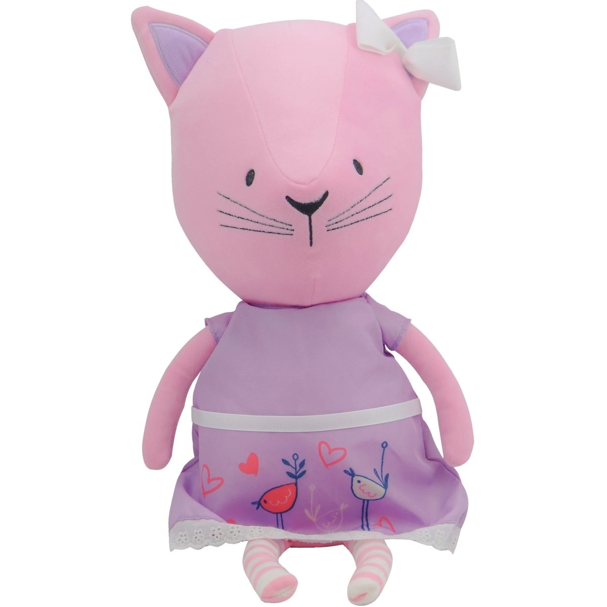 Lucy Kitty Plush Doll with Dress - Pink, Stuffed toy, Toy, Baby Products, Baby toys | Everetts Place