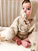 Bleu La La Lulababe Premium Beaded Pacifier Clip CPSIA Tested Safety Compliant - Everetts Place Boutique - 