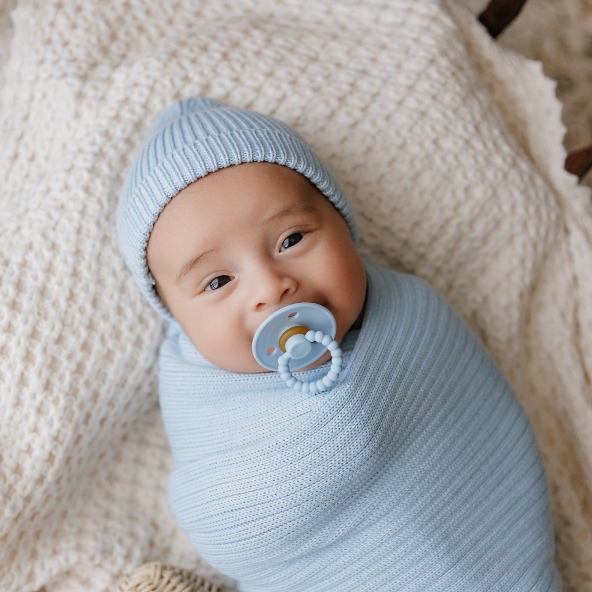 Bleu La La Luladream Pacifier and Clip Sets with Teething Handle for Comfort and Safety - Everetts Place Boutique - 