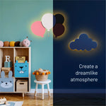 Lumieworld LumiDreams Balloon Wall Light | Safe LED Nursery Nightlight - 